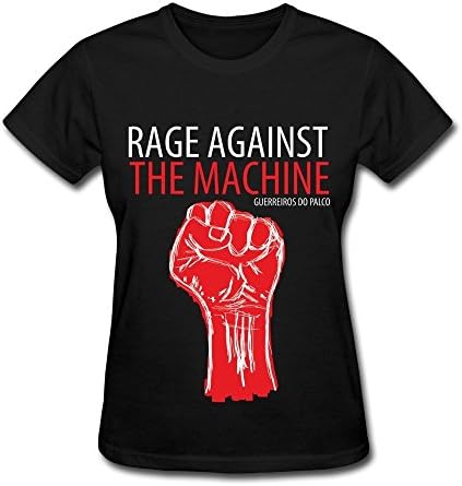 DONVAN Women's Rage Against The Machine T-shirt S Black