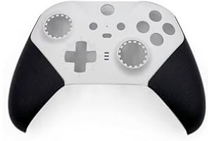 Hzxkqmil Front Shell Replacement Housing Faceplate Cover Plates for Xbox Elite Series 2 Controller - White