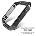 MoKo Fitbit Blaze Band Frame, Stainless Steel Replacement Metal Frame Housing for Fitbit Blaze Smart Watch - Black