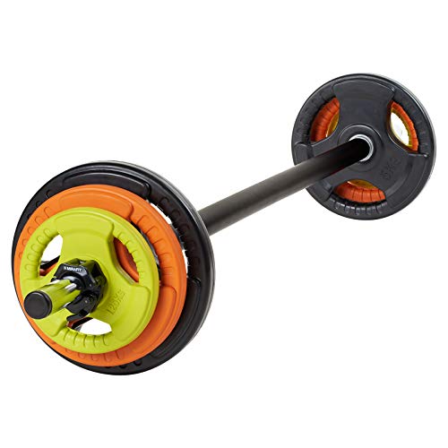 Mirafit 20kg Studio Pump Set - For Aerobic Weights Exercice