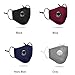 Safety Dust Mask with 2 Filters Easy Breathe Reusable Washable Face Mask Anti for Outdoor Sports, Gardening Travel Craftsman Resist Dust Germs Allergies PM2.5 Pollution(