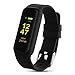 InChor Smart Bracelet IP67 Waterproof Colorful OLED Touchscreen Menu Display Fitness Tracker Bluetooth 4.0 (Black)