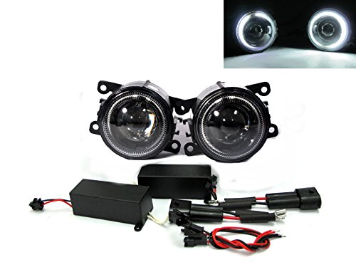 CrazyTheGod NP200 2004-2008 CCFL Projector GLASS Fog Light Lamp for NISSAN