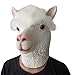 Lubber Alpaca Latex Animal Head Mask for Halloween Costume Party