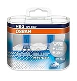 OSRAM 5000K 9005/HB3 Cool Blue Hyper+ 69005CBH+ bulbs - Pack of 2 by ALI