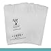 Cat Litter Waste Poop Bags - X-Large, Compostable, Plastic-free, Thick, Leak Proof, Pet/Dog Poo Bags with Easy-Tie Handles,10.5 x 18.5 inch, White, EcoLeo