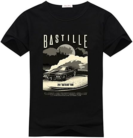 DIYCN Custom Bastille T Shirt, Personalized Bastille T-shirt for Men