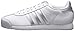 adidas Originals Men's Samoa Fashion Sneaker, White/Metallic Silver/Light Grey, 8 M US