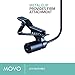 Movo LV1 Lavalier Lapel Clip on Microphone for Cameras, Camcorders and Smartphones Compatible with iPhone and Android Perfect Lav Mic for Filming Podcast, Vlogging and YouTube Videos