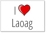 I Love Laoag, fridge magnet