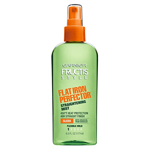 Garnier Fructis Style Sleek & Shine Flat Iron Perfector Straightening Mist 6 oz (Pack of 2)