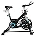 ANCHEER Indoor Cycling Bike, Belt Drive Indoor Exercise Bike with 49LBS Flywheel (Black)