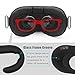 AMVR VR Face PU Leather Cover & Face Cotton Bottom Pad Replaceable for Oculus Go Headset (Easy to Wipe)
