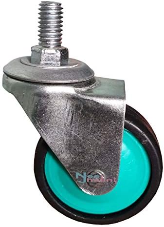 Neerjharini Thread Type Heavy Duty 360 Degree Rotatable Wheels for Chair, Trolley, Furniture etc, Multipurpose Use (Set of 5)