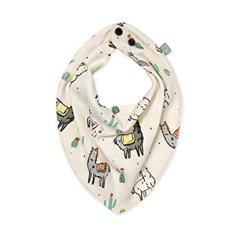 Finn + Emma Organic Cotton Bandana Baby Bib - Llamas