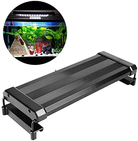 DJLOOKK LED Aquarium Light, Aquarium Freshwater LED Light, Aquarium Light Factory, 2 Mode LED Aquarium Light, 30-48Cm, 6W, 7000K