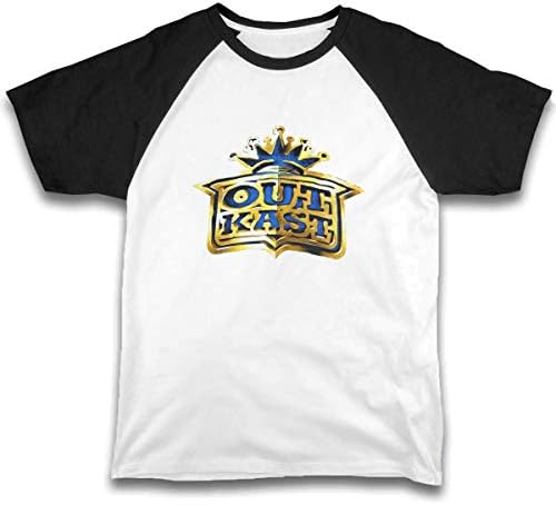 Kid T Shirt Outkast Crown Logo Tee Kids Baseball Short Sleeve Cotton Shirts Top for Boys Girls Black