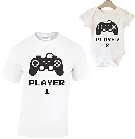 Harvey Williams Dad and Son Matching T-Shirt and Vest Baby Grow Kids New Born Gift Baby Shower