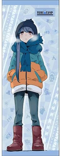 Amazon Com Yuru Camp Rin Shima Character Bath Body Wash Character Big Towel 110cm Collection Anime Art Toys Games