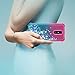 Compatible with LG Stylo 5/LG Stylo 5V/LG Stylo 5 Plus/LG Stylo 5+ Case,Quicksand Bling Sparkle Heart-Shaped Sequin TPU Bumper Heavy Duty Shockproof Protective Case for Women and Girls.Pink/Teal