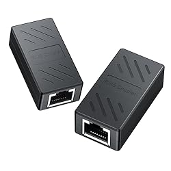 Snowkids RJ45 Coupler Female to Female 2-Pack for