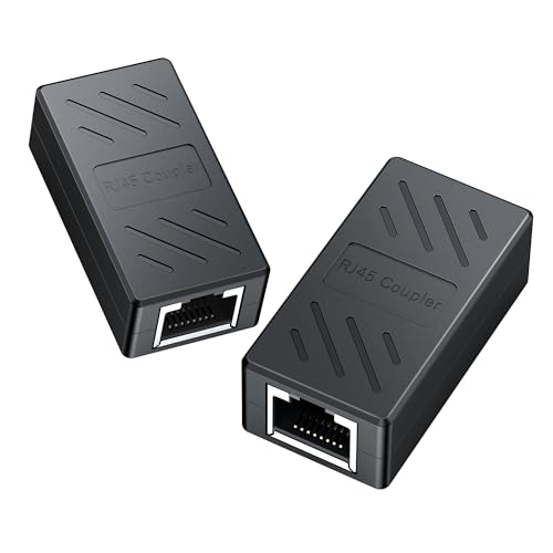 Snowkids RJ45 Coupler Female to Female 2-Pack for