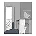 HippoCo Rolling Sliding Wood Barn Door Latch Lock Hardware | Sliding Pocket Door Latch Lock Privacy Lock | Rustic Design, Style, and Texture All Black Hardware, Washers, and Latch. Gates Garage Shed