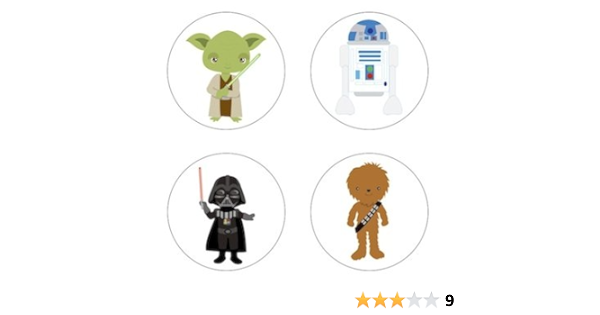 star wars edible cupcake toppers