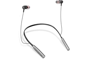 CESLIFF Rechargeable Hearing Aids, Wireless Neckband Amplifier for Seniors and Adults Noise Canceling No Whistling 2 Modes with 5 Volumes Control (Silver Grey)