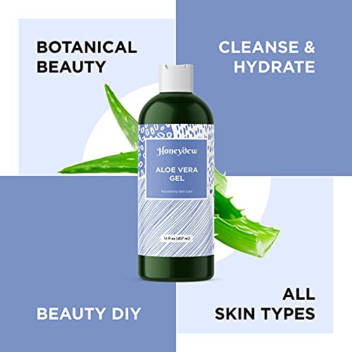 Hydrating Aloe Vera Gel Unscented Aloe Vera Gel for Face Moisturizer