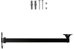 Adjustable Projection Bracket with Adjustable Extension Arms 360 Degree Horizontal Rotation Metal Camera Mount Metal Projecto