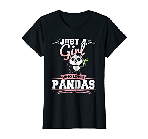 Panda Shirt for GirlsJust A Girl Who Loves Pandas - Panda Bear Gifts T-Shirt