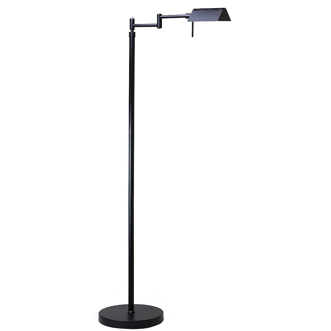 Photo 1 of **SELLING FOR PARTS**O’Bright Dimmable LED Pharmacy Floor Lamp, 12W LED, Full Range Dimming, 360 Degree Swing Arms, Adjustable Heights, Standing Lamp for Reading, Sewing, and Craft, ETL Listed (Black)