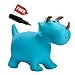 Babe Fairy Horse Hopper Ride-on Toddlers Toys for Children,Jumping Horse,Inflatable Bouncer Seat (Blue Triceratops)