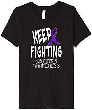 Kids Keep Fighting SARCOIDOSIS Support Shirt 8 Black