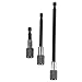Breynet Magnetic Drill Bit Extension - Right Angle Drill 105 Degree Driver Extension 1/4inch 6mm Hex Drill Bit Screwdriver Socket Holder Adaptor (black)