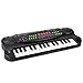 aPerfectLife Kids Piano, 32 Keys Multifunction Electronic Kids Piano Keyboard Musial Instrument Kids Microphone (Black)