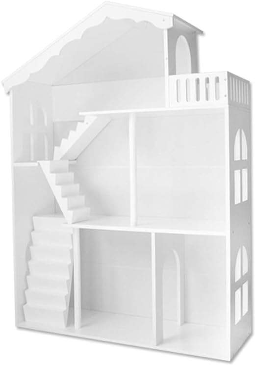 Estante De Madera De Madera Blanca, Estante De Almacenamiento