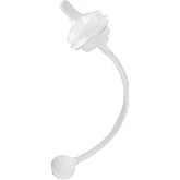 Pigeon Sippy Straw Conversion Kit for Babies 6+ Months | Soft Silicone Sipper, Weighted Straw, and Cleaning Brush, Natural Smooth Bottle-to-Cup Transition