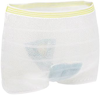 MEILYLA 5PCS Incontinence Briefs Stretch Pants Adult Underwear Maternity Panties for Pregnancy or Incontinence Women / Men (Not Including The Pad)S