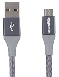 Basics - Cable USB 2.0 A a Micro B de nailon trenzado doble