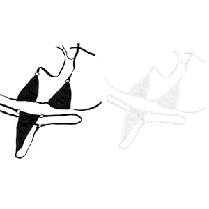 HNJZX Micro Mini bikiniset voor dames, beha, stringtanga, mini-bikini, sexy badpak, badmode