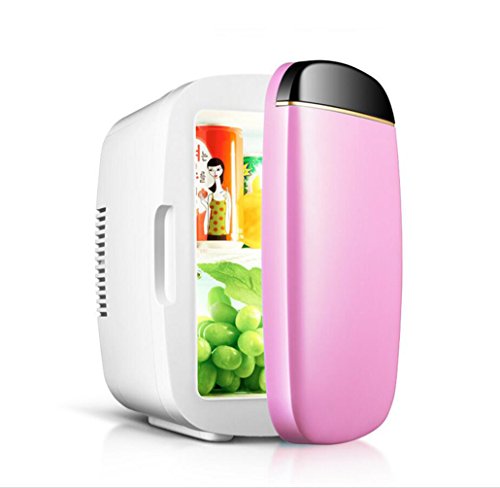 Mini Fridge Car Home Portable Freezer Warmer Small Home Appliances Home Office Car Or Boat,Pink