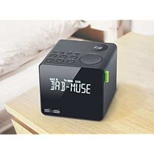 Muse Klok Radio DAB+ FM PLL, Dual Alarm – (M-187 CDB) LCD-scherm, Klok, Alarm, Zoemer, Snooze, Slaapfunctie, Antenne…