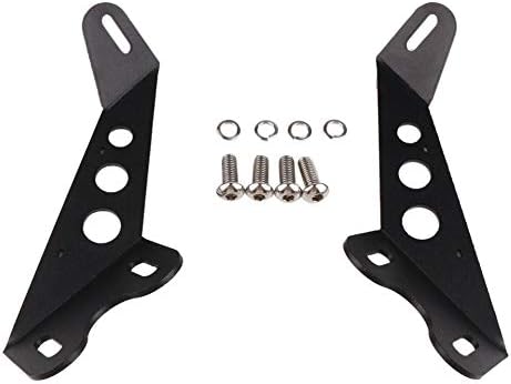 chengshiandebaihu For 2007-UP Jeep Wrangler JK LED Light Bar Skull Hood Mounting Brackets