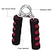 Lanshanchu 2 Pack Hand Grip Strengthener for Kids elderly, Soft Foam Hand Wrist Power Grip Strength Training Fitness Grips Gym Exerciser Gripper (Red)
