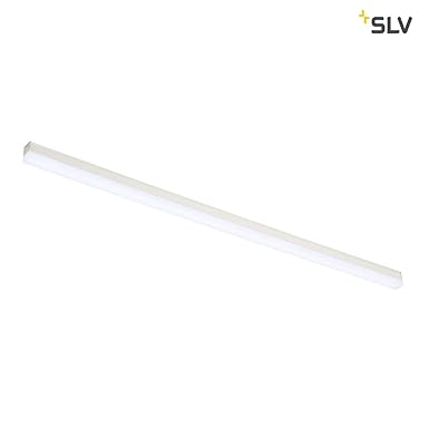 SLV BATTEN LED 90 Lichtbalken, 12,4 W, 4000 K, inklusive Befestigungsklammern Kunststoff weiß matt