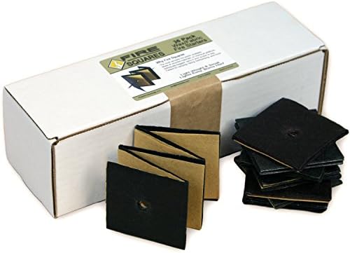 Fire Squares, Easy Instant Fire Starters for Wood Stoves, Grills &amp; Camp Fires - 36 Pack