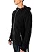 Woolx Men's Full Zip Merino Wool Hoodie  Wool Sweatshirt - Black - LRG