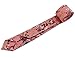 Mantieqingway Skinny Ties Men's Cotton Printed Floral Neck Tie